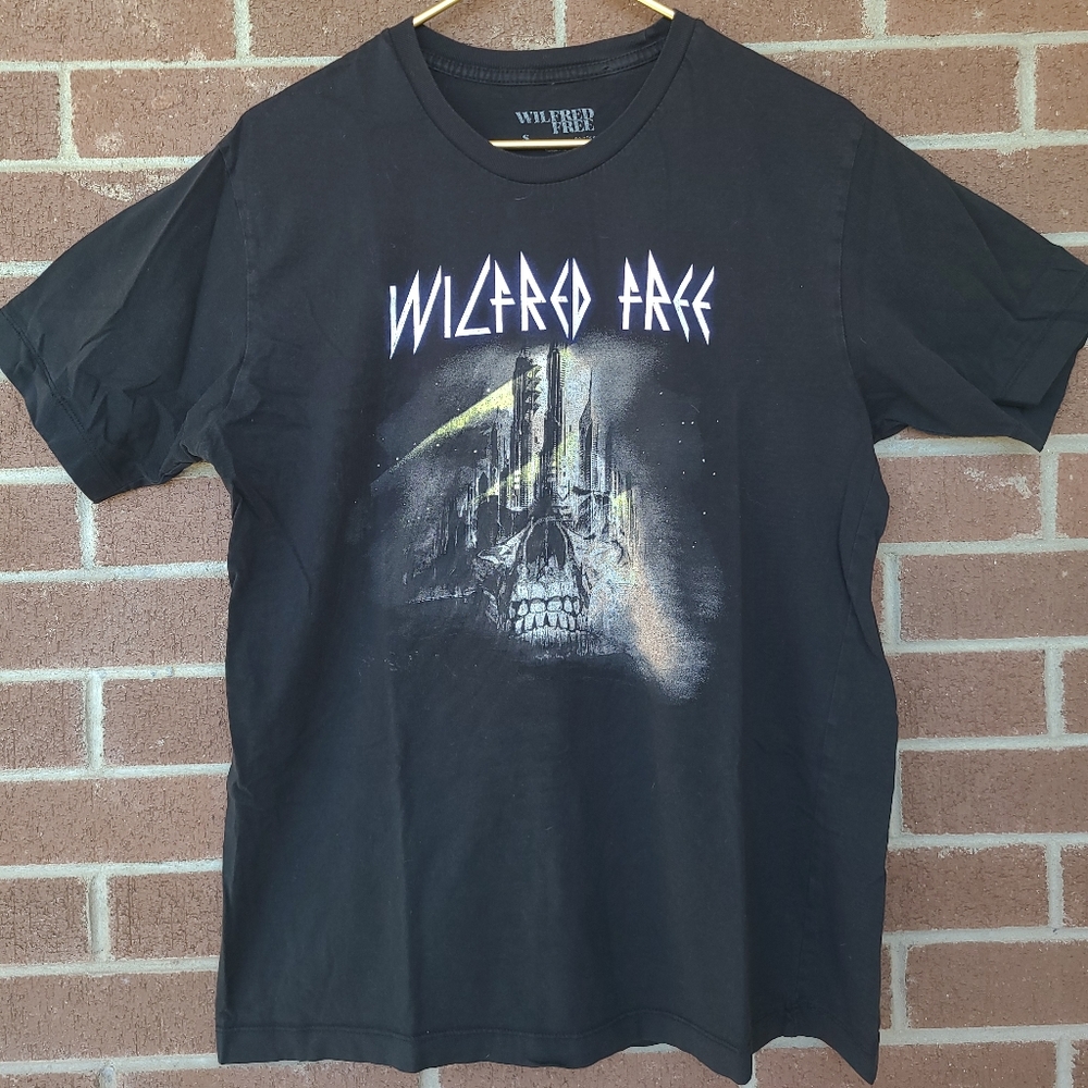 Wilfred Free Black Graphic Skull Short Sleeve Tee